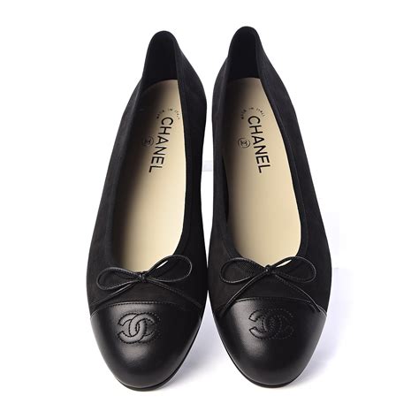 chanel suede ballerinas|Chanel ballerina sale.